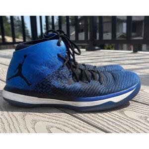 Air Jordan XXXI 31 Blue Black Basketball Shoes Sneakers Men's Size 10